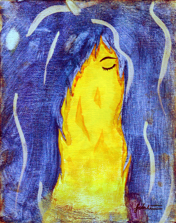 A Face in the Flames